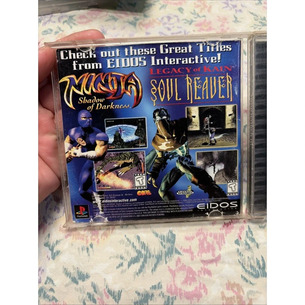 Playstation Video Game Tomb Raider III Adventures‎ of Lara Croft Complete